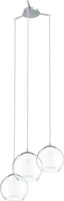 Produktbild von EGLO BOLSANO, Oberfläche, Chrom, Spiegel, Weiß, Glas, Stahl, Schlafzimmer, Küche, Wohnzimmer, Matte, IP20