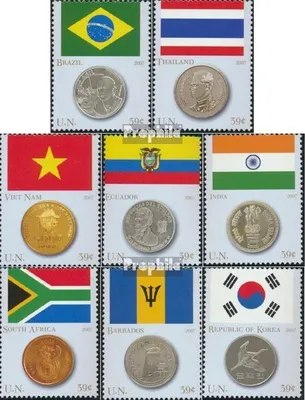 Produktbild von Briefmarken UNO - New York 2007 Mi 1049-1056 (kompl.Ausg.) FDC Flaggen