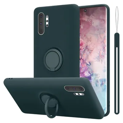 Produktbild von Cadorabo Hülle für Samsung Galaxy NOTE 10 PLUS Schutz Hülle in Grün Handyhülle TPU Etui Case Cover
