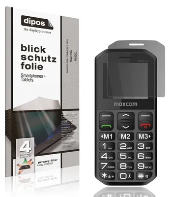 Zdjęcie produktu dla Folia matowa chroniąca przed wzrokiem, przeznaczona do telefonu MaxCom MM201. Folia ochronna na ekran. dipos