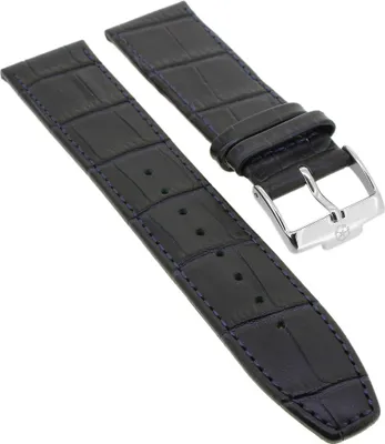 Produktbild von Jacques Lemans Dublin | Uhrenarmband 22mm Leder blau | 1-1579C
