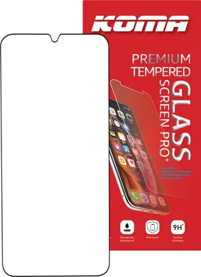 Produktbild von KOMA Gehärtetes Glas Full Cover für Samsung S21, 3D-Rundung, Härte 9H