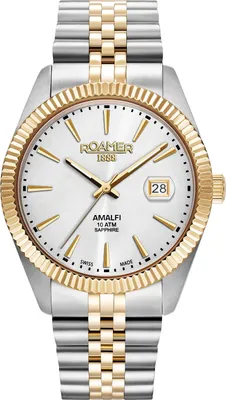 Produktbild von Roamer Herren Uhr Analog Quarz 852833 47 11 20 Amalfi Gents Edelstahl