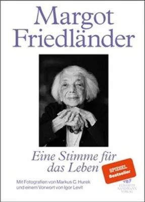 Book cover with a portrait of Margot Friedländer and the title of the book.