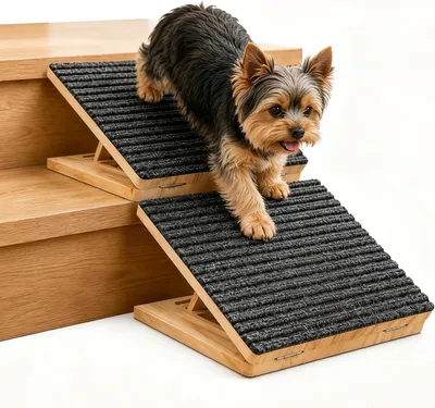 Produktbild von Hundetreppe, rutschfeste Hundeleiter für Bett, verschiedene Größen