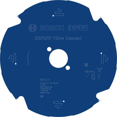 Immagine prodotto di BOSCH 2608644125 BOSCH EXPERT for Fiber Cement Kreissägeblatt 190,0 mm, 4 Zähne, 1 St.