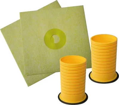 Produktbild von HaasOHA® Dicht-Set  A, 2 Stück Dichtfix 1/2" + 2 Stück Dehnzonenmanschetten nach DIN 18534