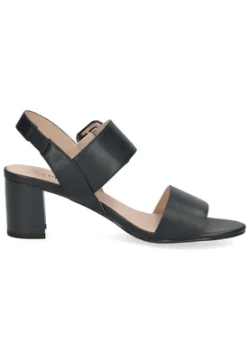 Produktbild von Caprice Damen Sandale Blockabsatz Schnalle Leder Sandalette 9-28306-42, Größe:38.5 EU, Farbe:Blau