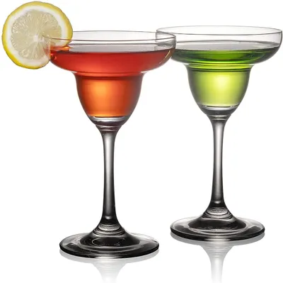 Margarita-Gläser Set 2er – Klare Cocktailgläser 170 ml