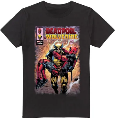 Obrázek produktu pro Deadpool & Wolverine - Pánské tričko "Wolverine Saves Deadpool" TV5233 (S) (Black)