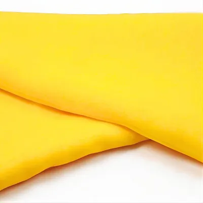 Produktbild von Voile Stoff Meterware | Breite ca. 150 cm ohne Produktionsrand Gelb