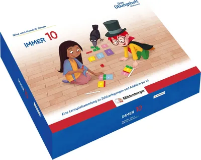 Produktbild von Mildenberger Verlag Lernspiel Immer 10: Addition & Zerlegen bis 10 mit 72 Zahlenkärtchen