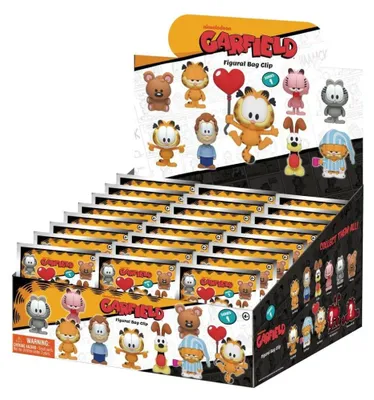 Obrázok produktu pre Garfield 3D PVC-Taschenanhänger Serie 1 Display (24)