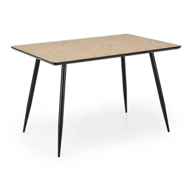 Zdjęcie produktu dla Stół BERTO 120x80 dąb naturalny/czarny