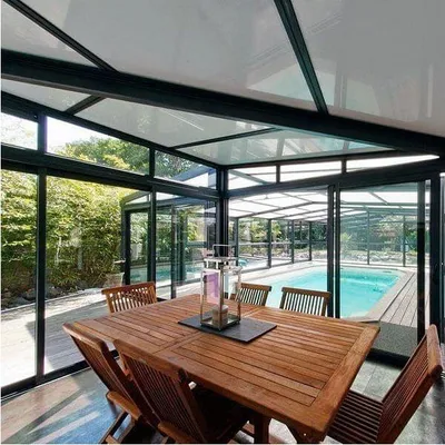 Produktbild von DIMEXACT - DIMEXACT Wärmeschutzfolie für Wintergärten und Poolüberdachungen aus vitrage de synthèse und Polycarbonat, Weiß, Breite 1,52 m, Rolle -152 cm x 5 m - en Rouleau