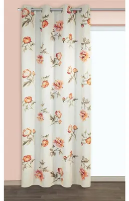 Produktbild von Ösenschal "Greta" -  DIM.-out Ösenvorhang - Größe (HxB) 245x135cm gelb-weiß