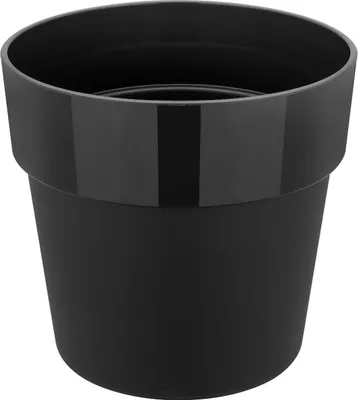 Produktbild von elho® b.for Übertopf Original Mini Schwarz Ø 11 cm - Kunststoff