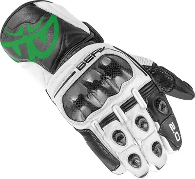 Produktbild von Berik 2.0 ST Motorradhandschuhe, schwarz/grün, 2XL
