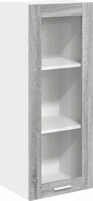 Obrázek produktu pro vidaXL Nástěnná skříňka, barva Sonoma-šedá, rozměry 40 x 31 x 100 cm, materiál: dřevovláknitá deska