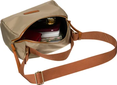 Obrázek produktu pro Peterson dámská crossbody kabelka nylon khaki hnědá 26 cm