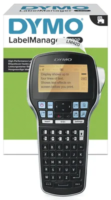 Produktbild von DYMO LabelManager 420P Hochleistungs Beschriftungsgerät | Tragbares Etikettiergerät mit ABC-Tastatur & PC/Mac-Schnittstelle | für D1 Etiketten in 6, 9, 12, 19 mm Breite