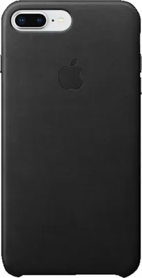 Produktbild von Apple iPhone 7 Plus, iPhone 8 Plus Hülle - Echtleder - Hard Case,Backcover - Schwarz