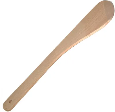 Produktbild von Holz-Pfannkuchenspatel schräg 30 cm | Küchenspatel aus Holz | Pfannkuchenwender | Küchenaccessoires aus Holz