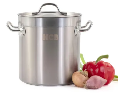Produktbild von HCB Kochtopf - alle Wärmequellen - 6 Liter - Edelstahl - 5434