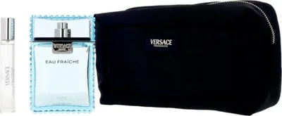 Produktbild von Edt Spray 100ml/Edt Spray 10ml/Black Trousse Versace Eau Fraiche Giftset