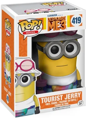 Produktbild von Despicable Me 3 - Tourist Jerry 419 - Funko Pop! - Vinyl Figur
