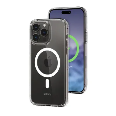 Obrázek produktu pro Průhledný kryt Crong MAG - kryt MagSafe pro iPhone 15 Pro (průhledný)