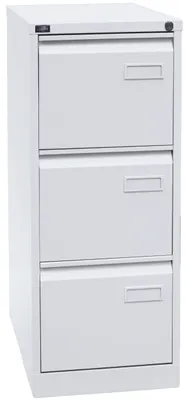 Produktbild von Bisley Hängeregistratur Schrank Light - 3 Schübe - Farbe: Verkehrsweiß