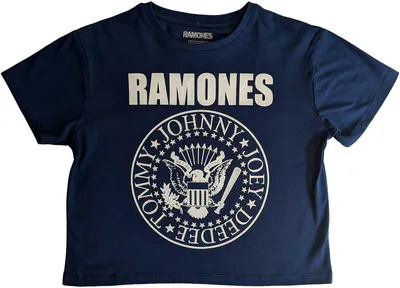 Produktbild von Ramones - Kurzes Top für Damen RO5656 (S) (Jeansblau)