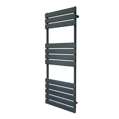 Obrázek produktu pro Plochý radiátor na ručníky - 1200 mm x 450 mm - antracitově šedý