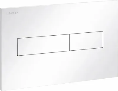 Produktbild von Laufen LIS INEO Drückpl. Horizon 90010.2 Dual Flush, Kunstst. 213x145 weiß, 1 Stk.