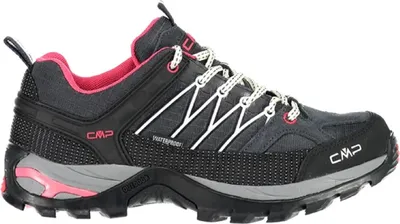 Produktbild von CMP Damen Trekkingschuhe Outdoor Schuhe Wanderschuhe Rigel Low Waterproof, Farbe:Blau, Schuhgröße:EUR 37, Artikel:-76UC antracite / off white