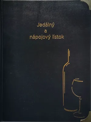 Zdjęcie produktu dla Securit Menu BASIC A4, czarny ze słowackim nadrukiem