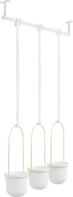 Produktbild von UMBRA Blumenampel TRIFLORA Pflanztopf Blumentopf Pflanzenhalter weiß 1011748-524
