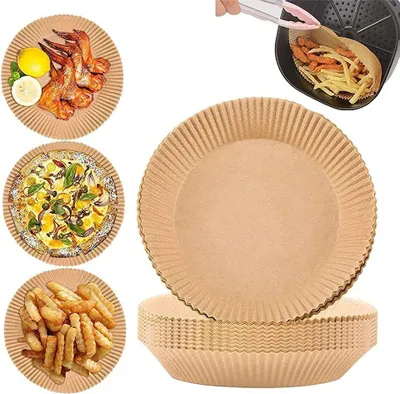100 Stück AirFryer Papier 16 cm Einweg-Backpapier