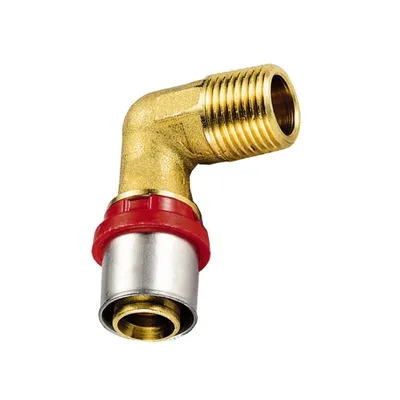 Produktbild von Pipetec Press-Übergangswinkel von Alu-Verbundrohr 20 x 2mm auf 3/4" Außengewinde : 20 x 2 mm - 3/4 Zoll Größe: 20 x 2 mm - 3/4 Zoll