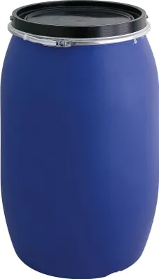Produktbild von Tonne aus Kunststoff 120 Liter - Blau, Schwarz