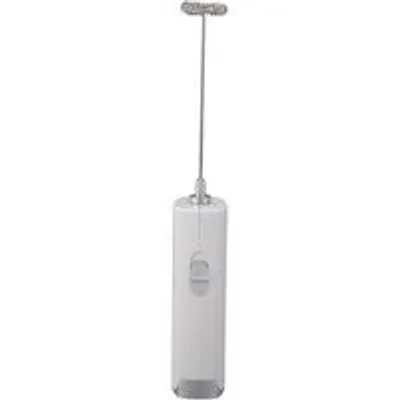 Productafbeelding van Elektrische melkopschuimer - Mini-garde - Koffie maken - Draadloze vrijheid - 35x214 mm - Melk Wit