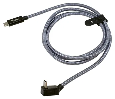 Produktbild von Equip USB 3.2 Gen 2x2 C-auf-C-U-Steckerkabel, 1,0 m, Schwarz, M/M, PD240W, 4K/60 Hz, 20 Gbit/s