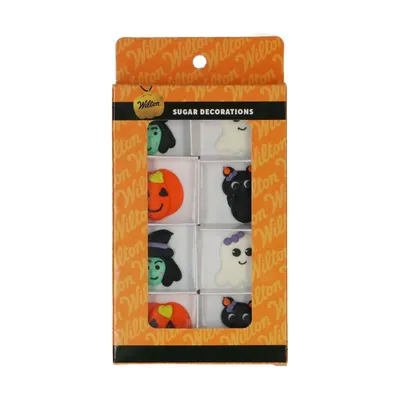 Produktbild von Wilton Sugar Decorations Happy Halloween Set / 8 Zuckeraufleger