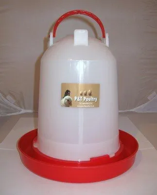 Geflügeltränke 6 l, Kunststoff, für Küken, Hühner, Enten