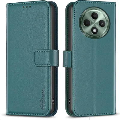 Produktbild von OPPO Reno12 F 5G Hülle - BINFEN Klapphülle - Grün