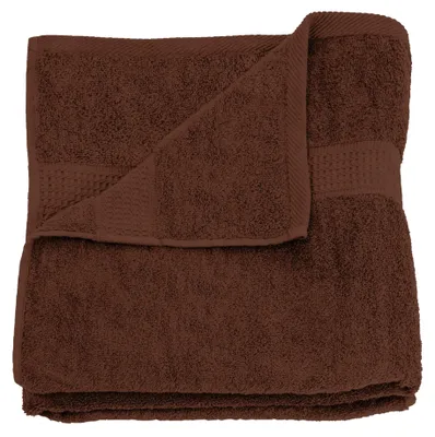 Produktbild von Handtuch braun 50x100 cm Baumwolle schnelltrocknend Frottee Frottiertuch