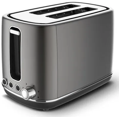 Produktbild von Witt 91610018, 2 Scheibe(n), Grau, Edelstahl, Tasten, Niveau, Drehregler, 1050 W, 220 - 240 V, 50 Hz
