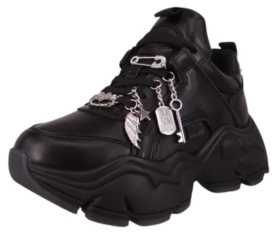 Produktbild von Buffalo Damen Low Sneaker Binary Punk 2.0 PD00016408 Schwarz