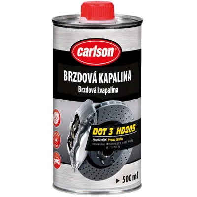 Obrázek produktu pro Brzdová kapalina HD205 DOT3 Carlson 500ml